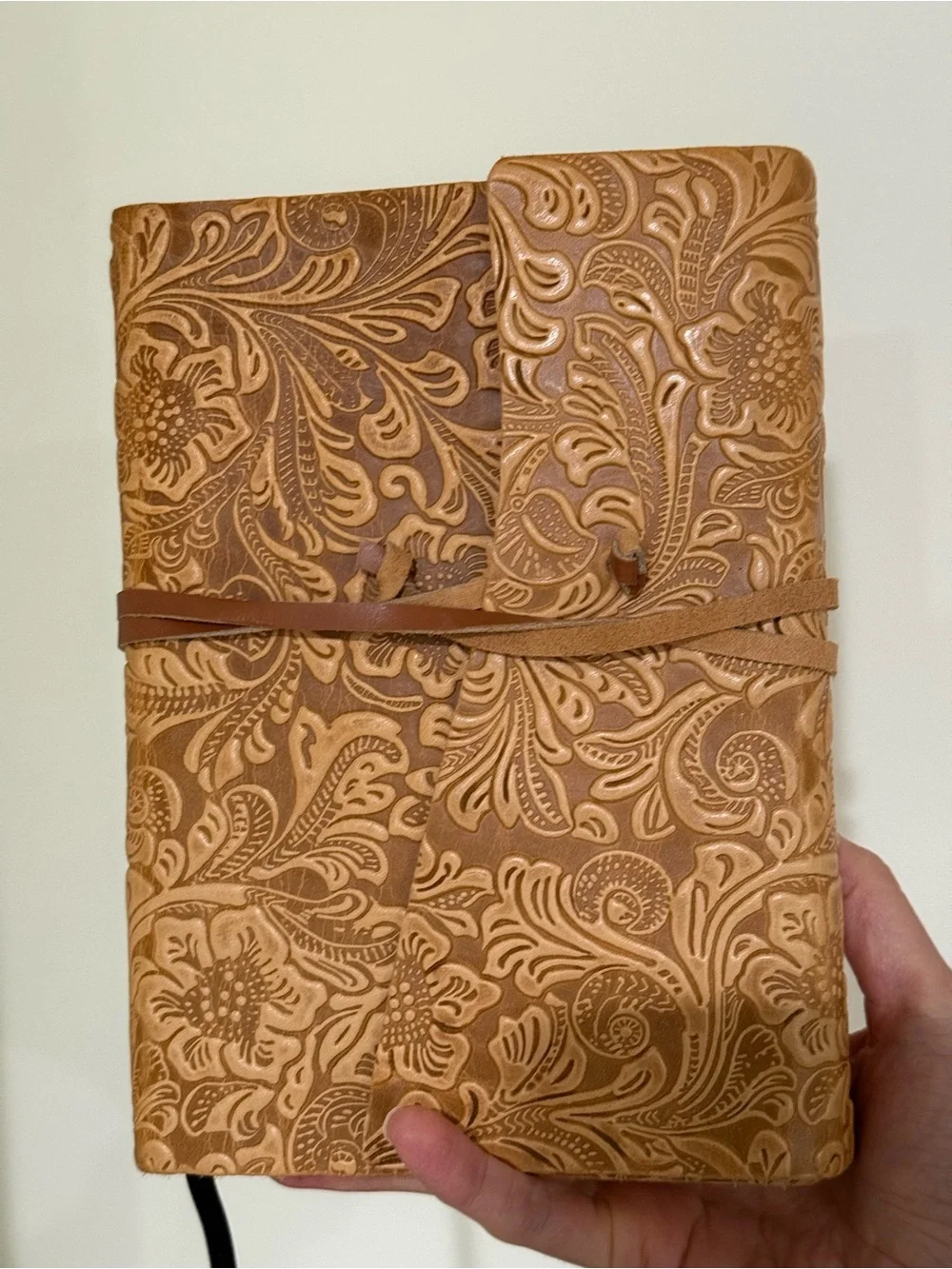 Genuine leather journal handmade in Italy